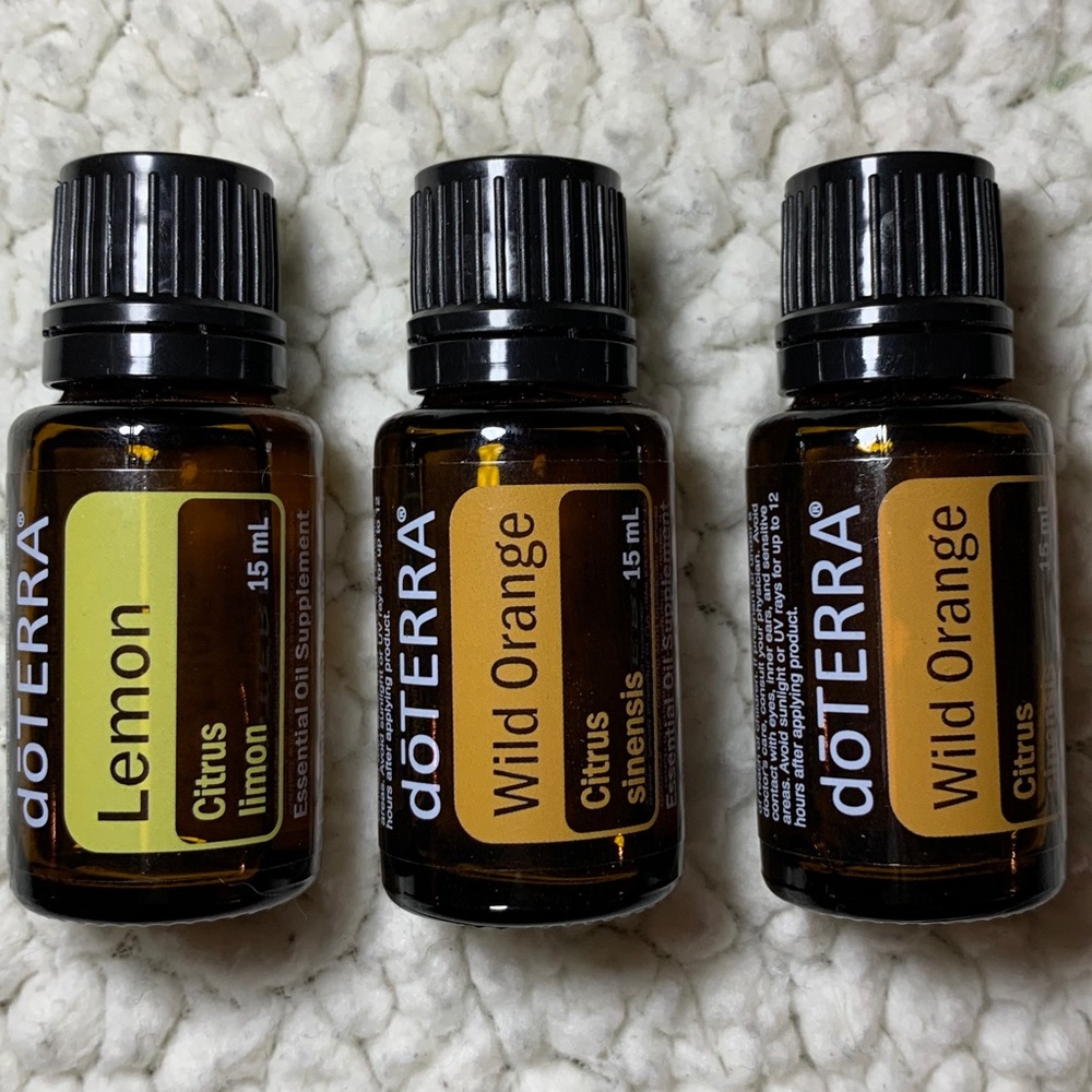 BRAND NEW-Sealed doTERRA Wild Orange x2 and Lemon